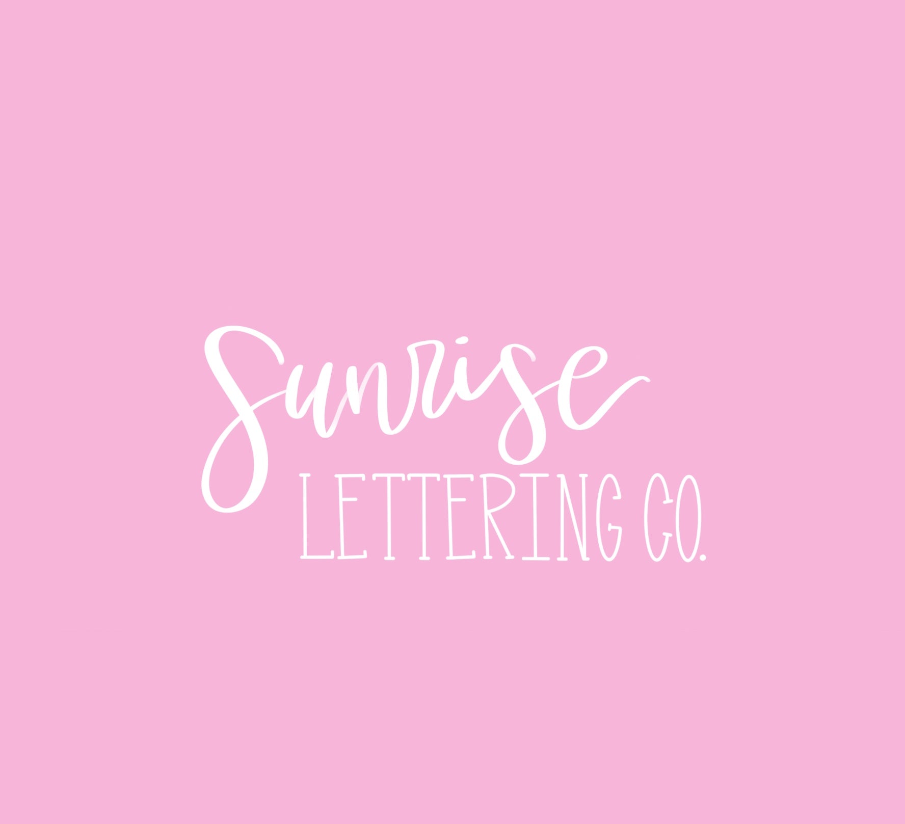 sunrise lettering company
